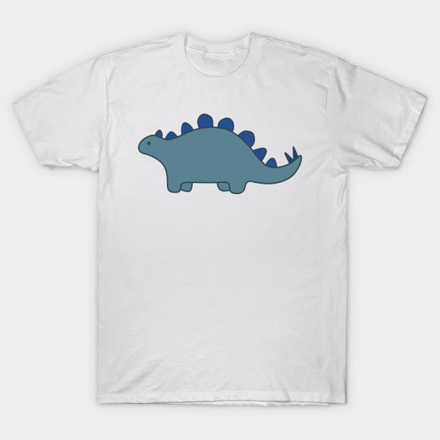 dusty blue dinosaur T-Shirt by trippyzipp